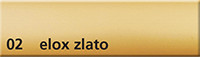 Ukončovací profil L 10mm elox zlatý 2,5bm